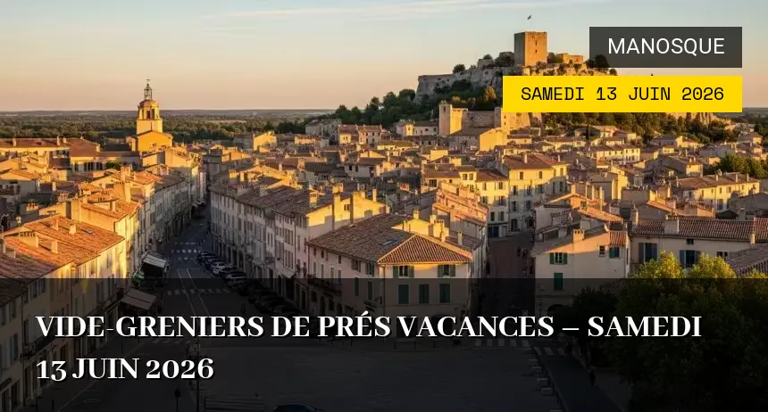 Affiche de l'événement : Vide-greniers de Prés Vacances – Samedi 13 Juin 2026