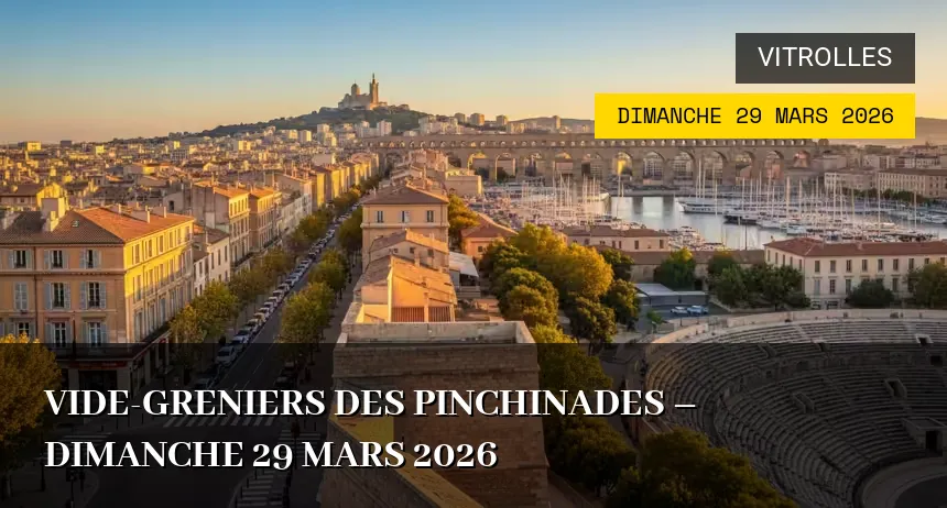 Affiche de l'événement : Vide-greniers des Pinchinades – Dimanche 29 Mars 2026