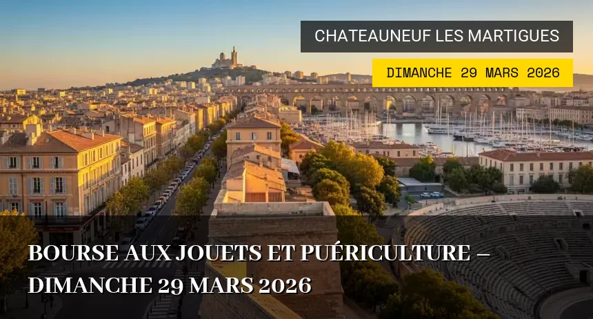 Affiche de l'événement : Bourse aux Jouets et Puériculture – Dimanche 29 Mars 2026