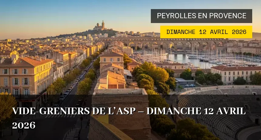 Affiche de l'événement : Vide-greniers de l&rsquo;ASP – Dimanche 12 Avril 2026
