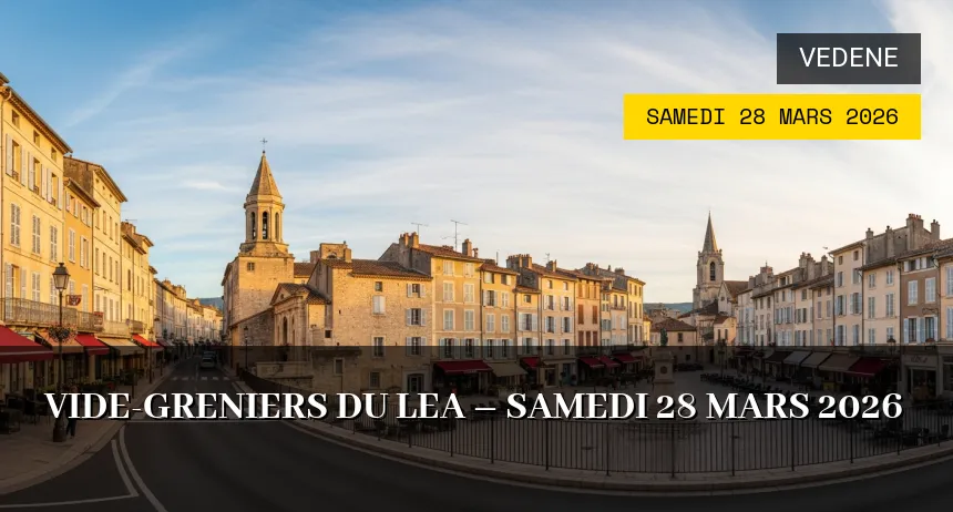 Affiche de l'événement : Vide-greniers du LEA – Samedi 28 Mars 2026