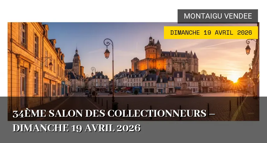 Affiche de l'événement : 34ème Salon des Collectionneurs – Dimanche 19 Avril 2026