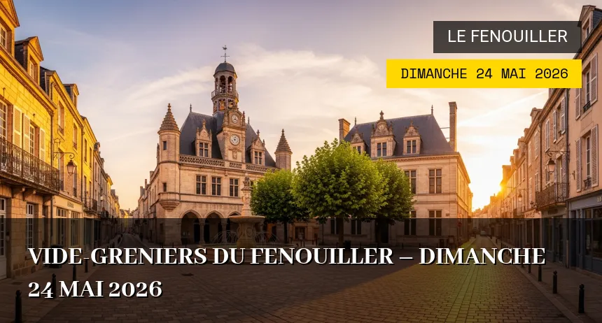 Affiche de l'événement : Vide-greniers du Fenouiller – Dimanche 24 Mai 2026
