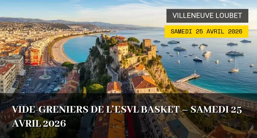 Affiche de l'événement : Vide-greniers de l&rsquo;ESVL Basket – Samedi 25 Avril 2026