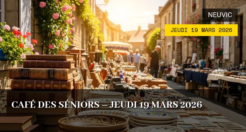 Affiche de l'événement : Café des séniors – Jeudi 19 Mars 2026