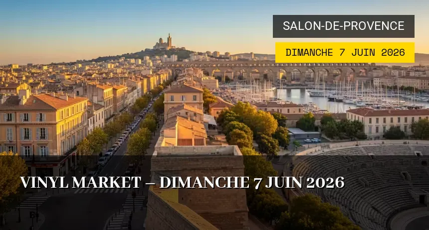 Affiche de l'événement : Vinyl Market – Dimanche 7 Juin 2026