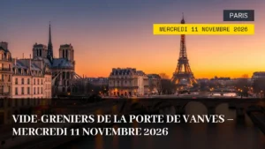 Vide-greniers de la Porte de Vanves – Mercredi 11 Novembre 2026